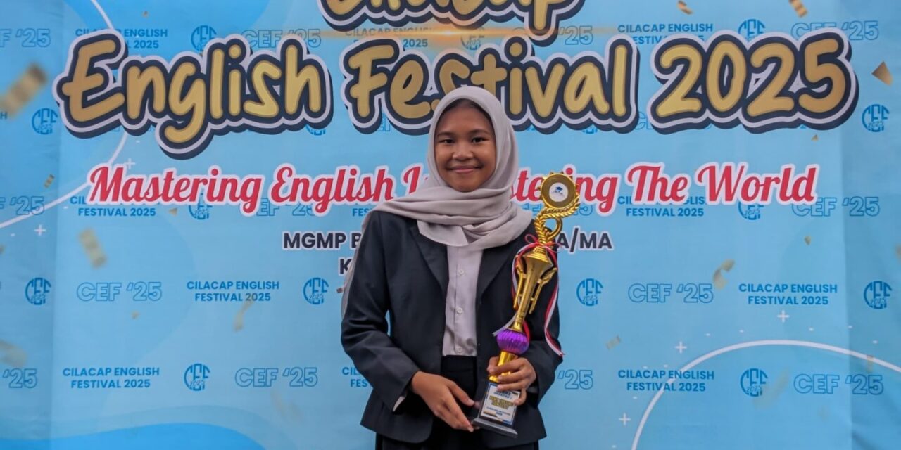 Amelia Indana Asmaranti Raih Juara Harapan 1 di Ajang Cilacap English Festival 2025
