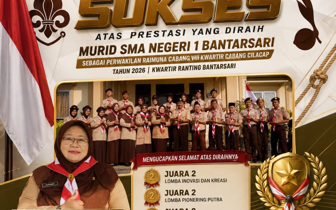 Siswa SMA Negeri 1 Bantarsari Raih Tiga Juara dalam Raimuna Cabang VIII Kwartir Cabang Cilacap Tahun 2026